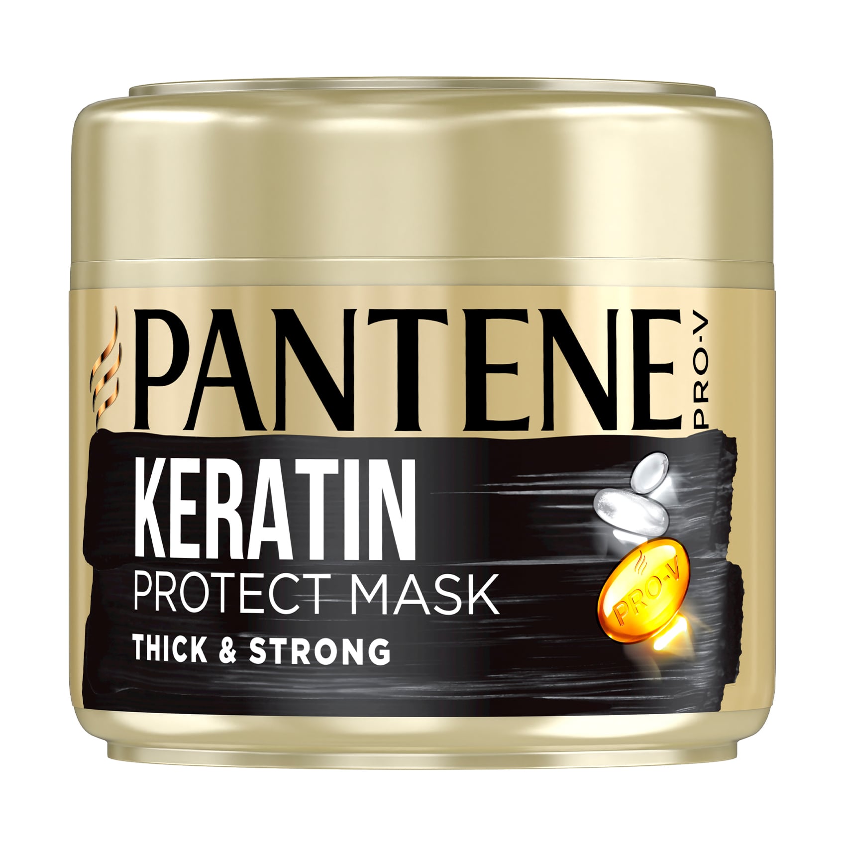 Маска для волосся з кератином Pantene Pro-V Thick &amp; Strong Густе та міцне, 300 мл